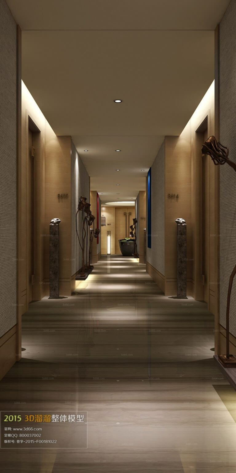 Corridors And Aisles 3d model 20