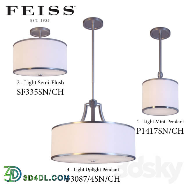 Suspensions Prospect Park Collection Pendant light 3D Models