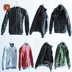 The jacket down jacket Clothes 3D Models 