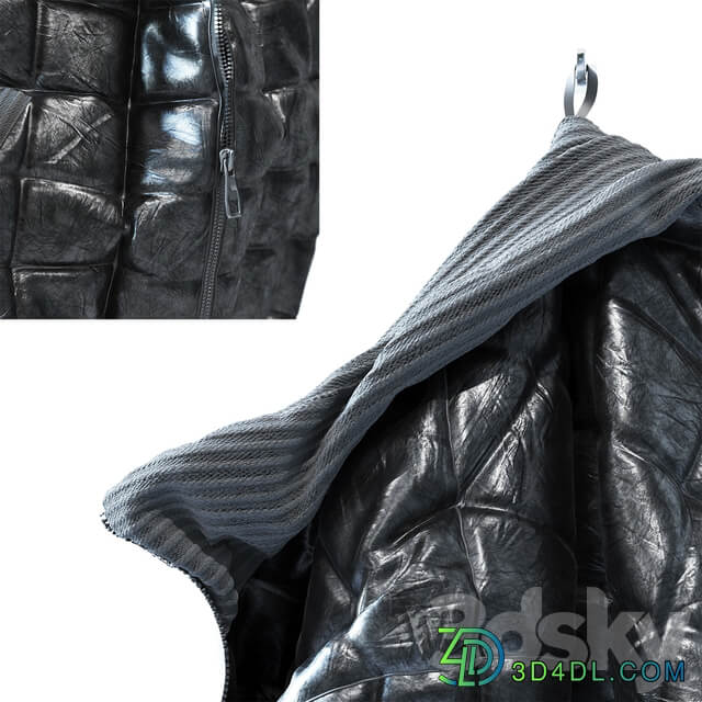 The jacket down jacket Clothes 3D Models