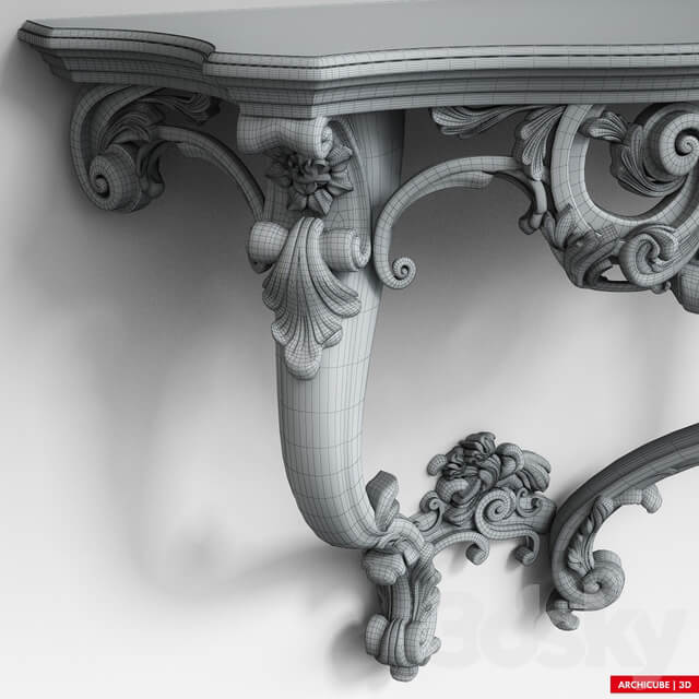 Console Chelini FCBM 717 3D Models