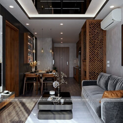  Apartment Interior Model By Thai Son Dang 