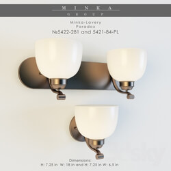 minka group 5422 281 and 5421 84 PL 