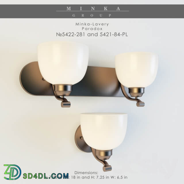 minka group 5422 281 and 5421 84 PL