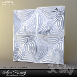 Gypsum panel 3d Art 1004 from ArtRelef 