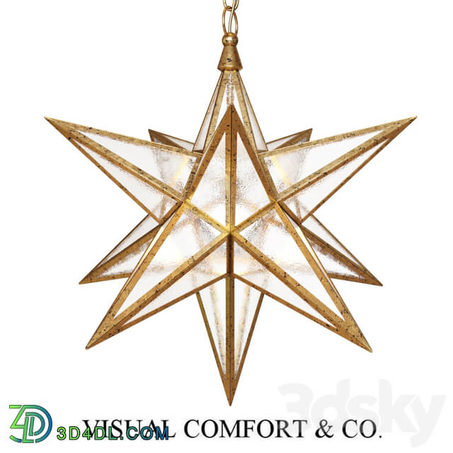 Visual Comfort CHC5211GI AM Pendant light 3D Models