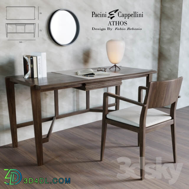 Table Chair Pacini Cappellini ATHOS