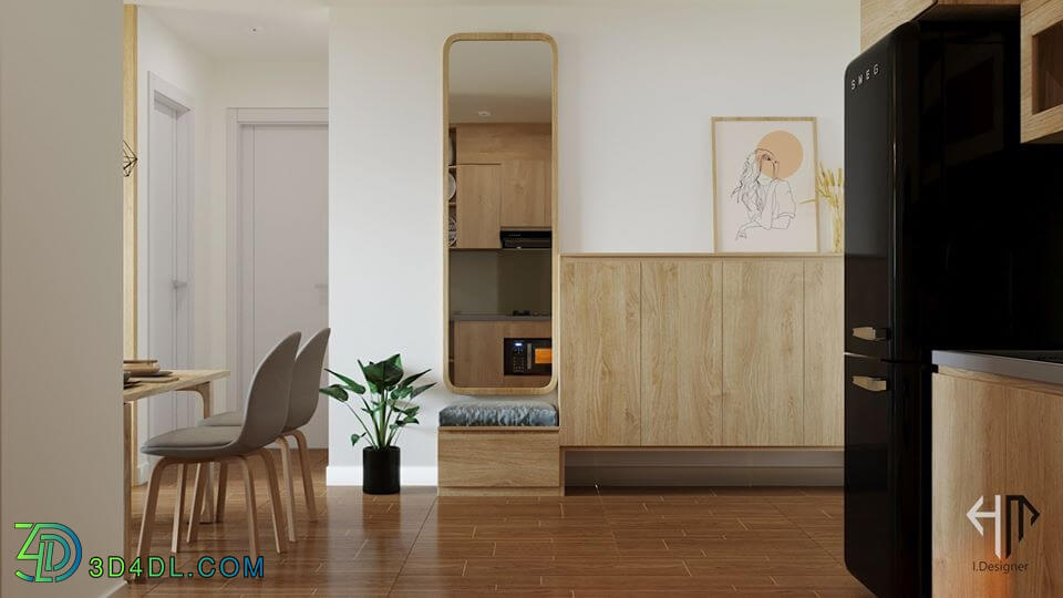 3D Interior Kitchen- Livingroom 50 Scene 3dsmax By HaMy 