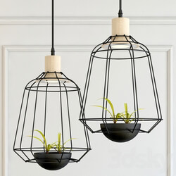Hanging lamp pots light Pendant light 3D Models 