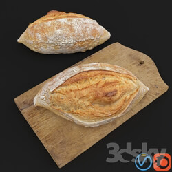 HD Realistic Farmer French Bread 