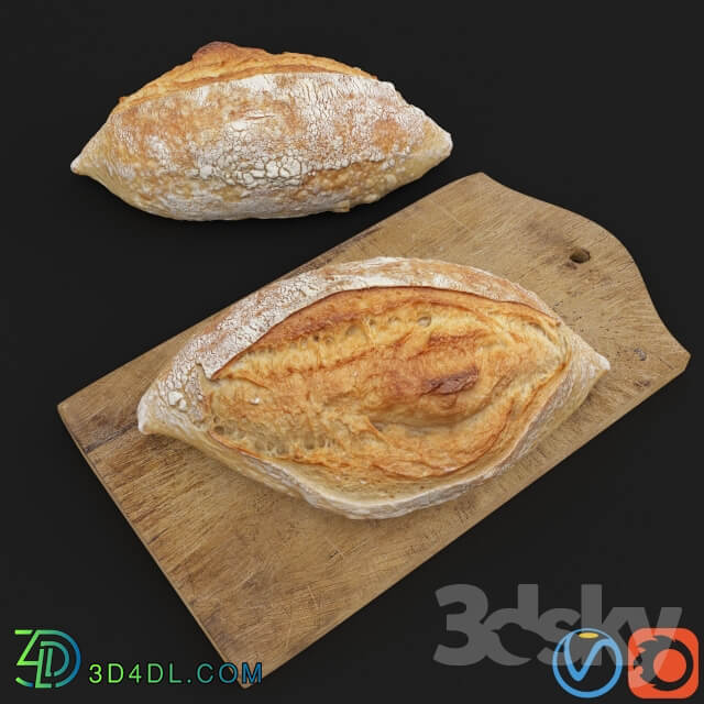 HD Realistic Farmer French Bread
