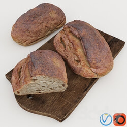 HD Realistic Farmer Buckwheat Bread 