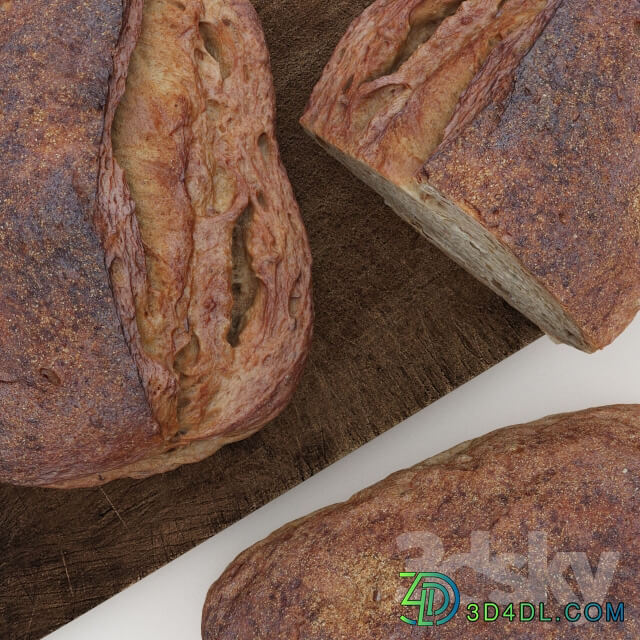 HD Realistic Farmer Buckwheat Bread