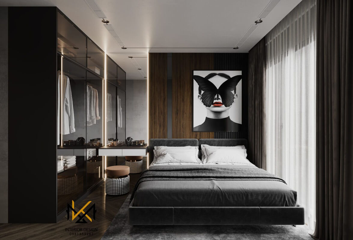  Master Bedroom Interior Model by Khoa Minh Pham