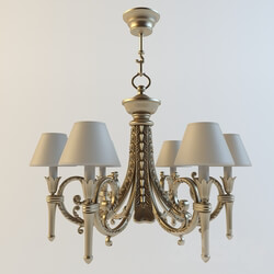 Classic chandelier 2 Pendant light 3D Models 