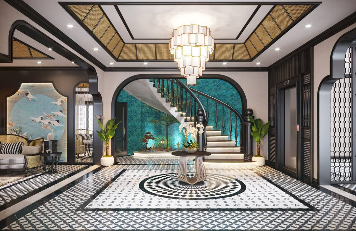  Indochine House Interior Model by Tran Thanh