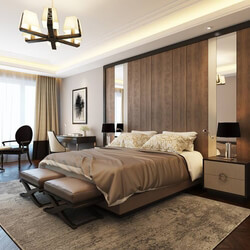 3D Interior Scenes File 3dsmax Model Bedroom 35 