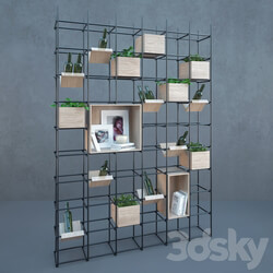 Iron shelf for kitchen 3D Models 