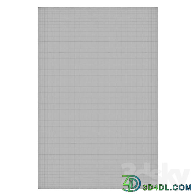 Sea Fan Gray Tibetan Rug