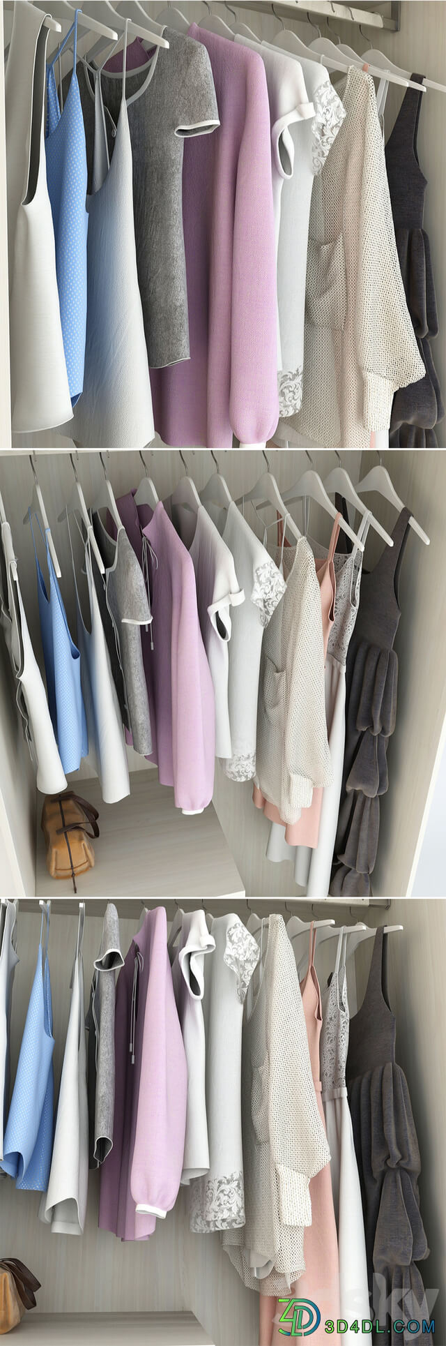 Wardrobe. Otdel 1 Clothes 3D Models