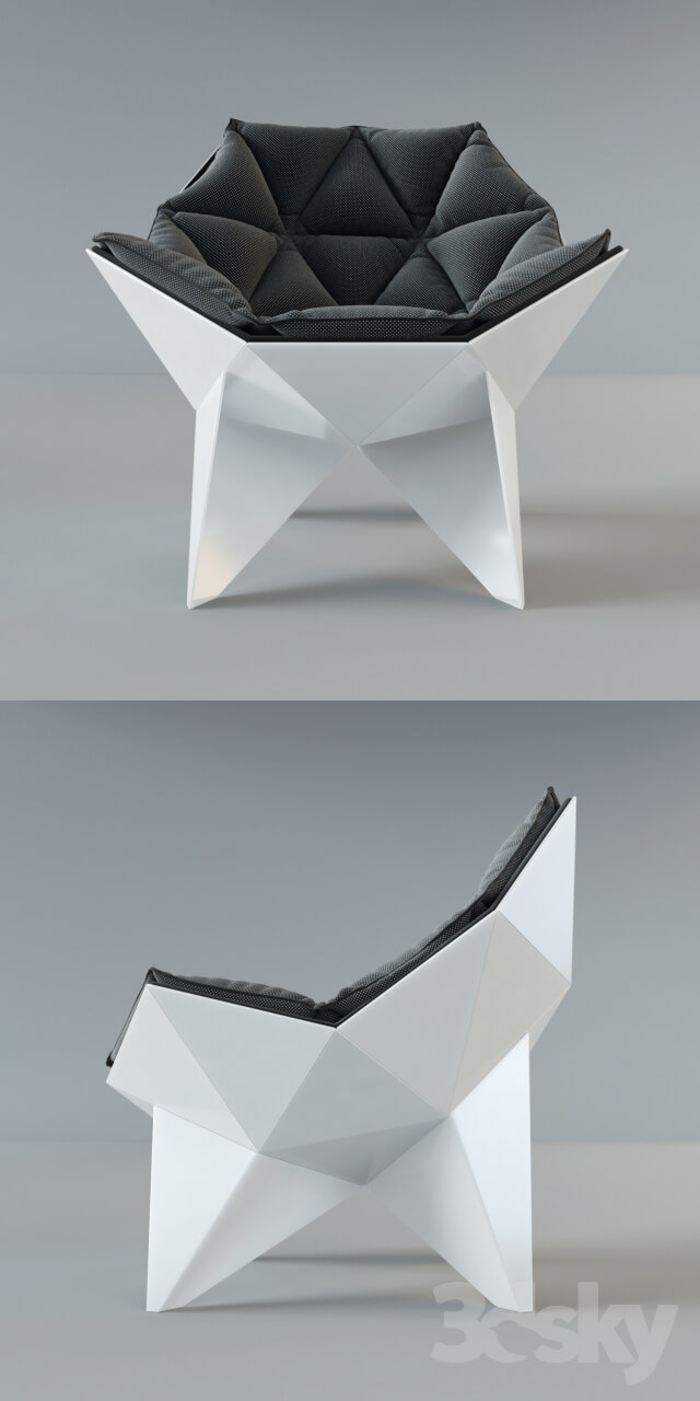 Armchair Q1 Lounge Chair 3D Models