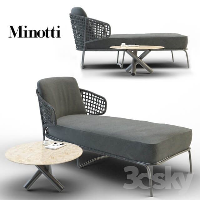 Sofa Aston Cord Outdoor Chaiselongue
