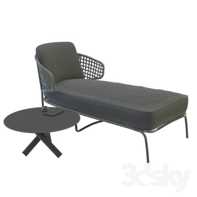 Sofa Aston Cord Outdoor Chaiselongue