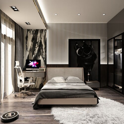  Bedroom Interior Model by Duc Hai 