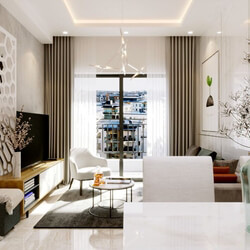 3D Interior Apartment 52 Scene File 3dsmax By LeSon  