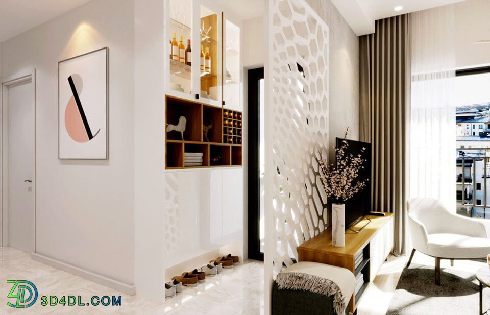3D Interior Apartment 52 Scene File 3dsmax By LeSon 