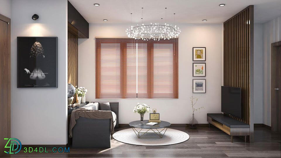 3D Interior Scene File 3dsmax Model Livingroom 313 By PeaHouse