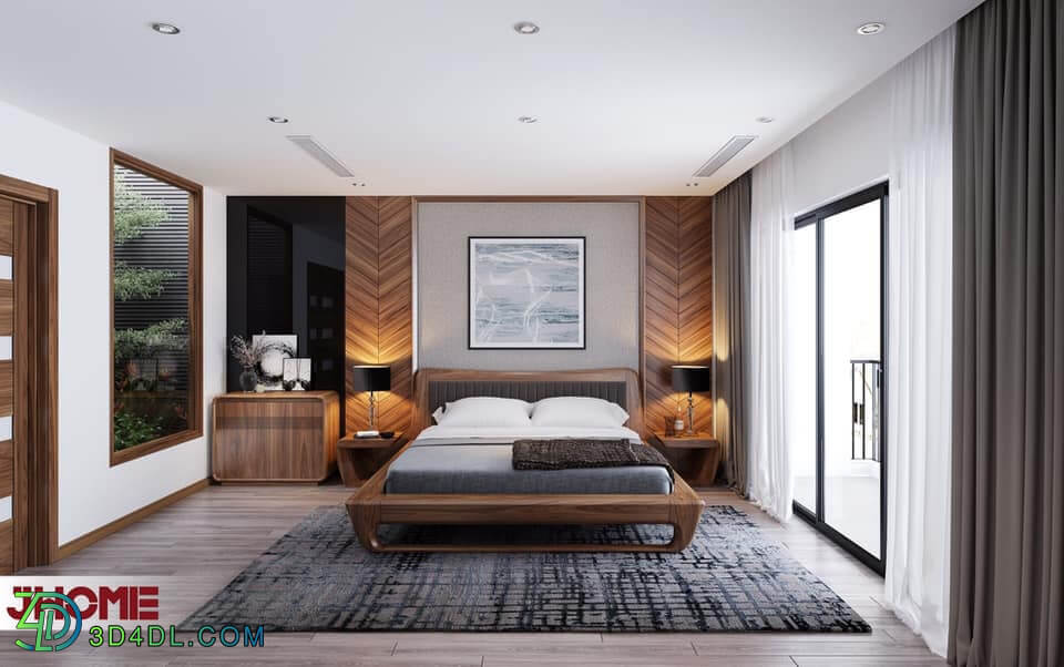 3D Interior Scenes File 3dsmax Model Bedroom 449 By Tuong Bui