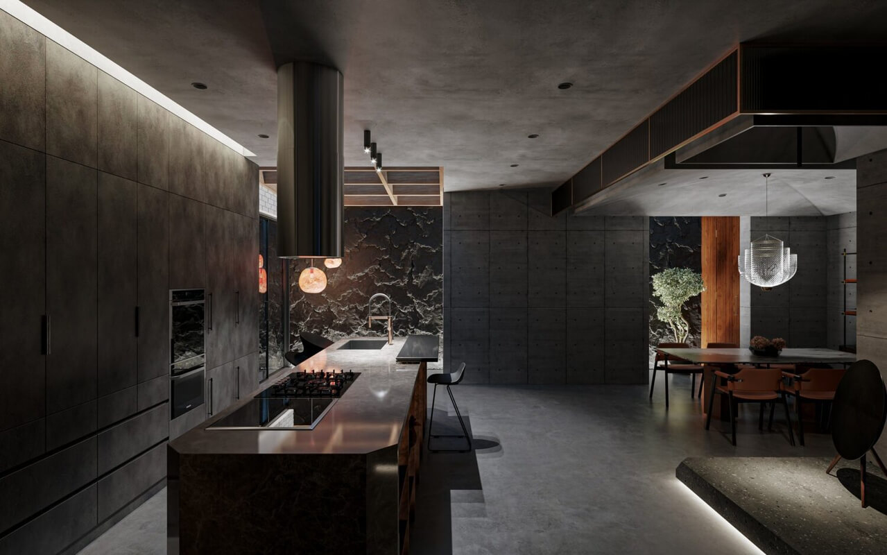  Kitchen Room Interior By Ong Tho