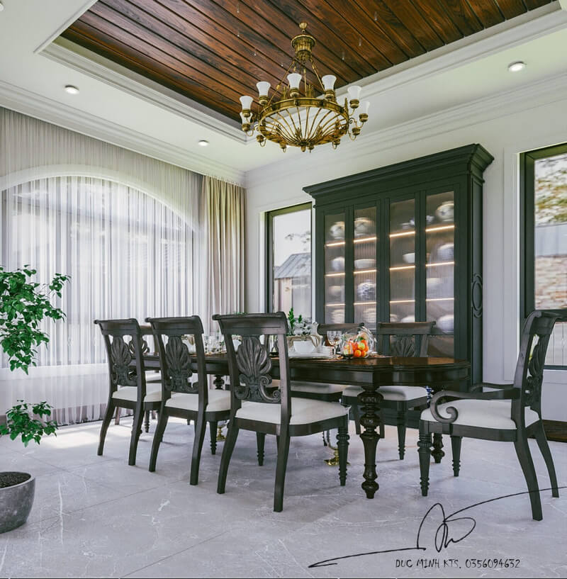  3D Living Room - Kitchen Interior By Do Duc Minh