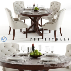 Table Chair Pottery Barn Benchwright and Lorraine 1 