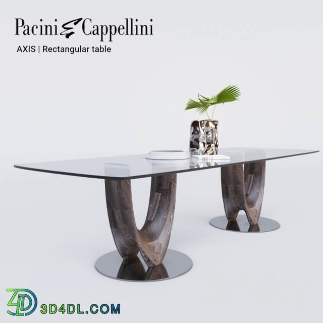 Pacini Cappellini AXIS Rectangular table