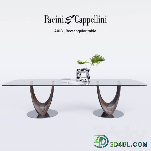 Pacini Cappellini AXIS Rectangular table