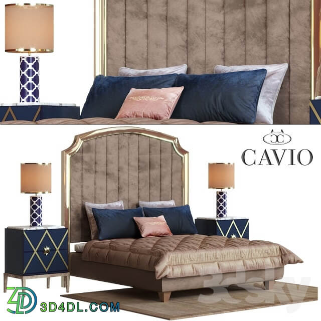 Bed CAVIO ART DECO LINE Letto 180 SH6840F
