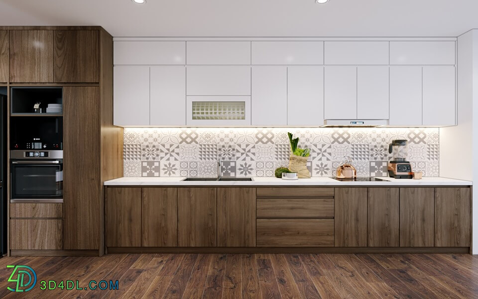 3D Interior Kitchen- Livingroom 37 Scene 3dsmax By Phan Thanh Duong 