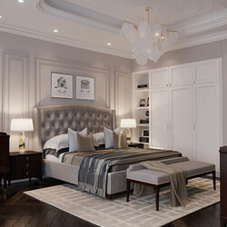 3D Interior Scene File 3dsmax Bedroom 183 By Ha Anh  