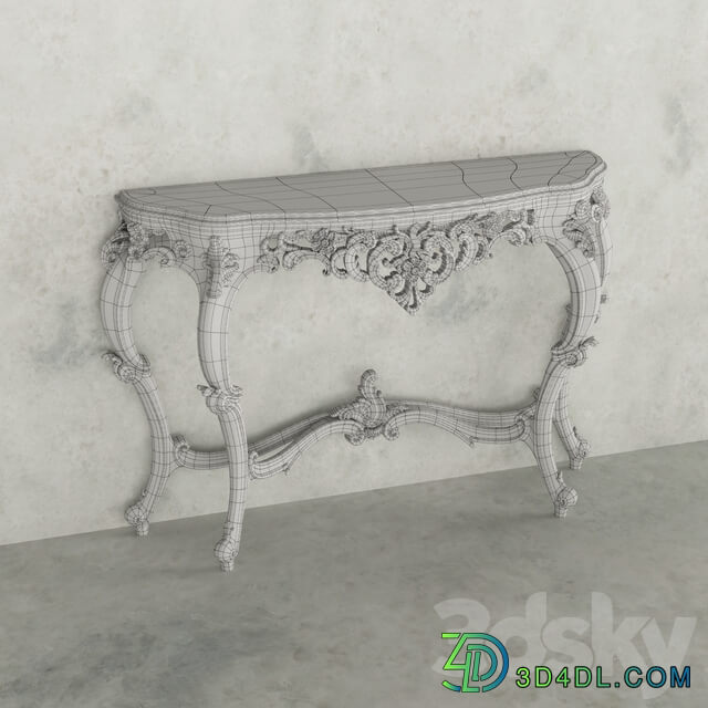 Classical console Silik 3D Models