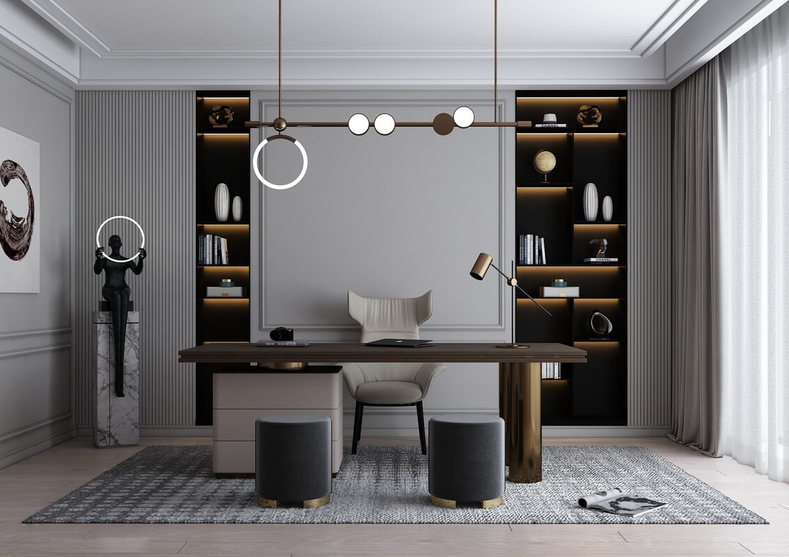 3d Interior Office Room 43 Scene File 3dsmax Model By Huy Hieu Lee