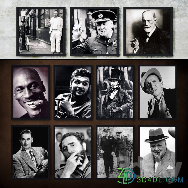 The picture in the frame. Collection 124