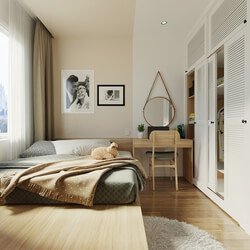 3D Interior Scenes File 3dsmax Model Bedroom 139 By NguyenDangHung 