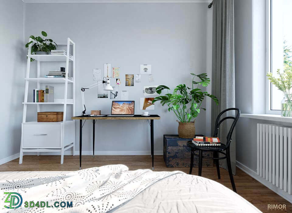 3D Interior Scenes File 3dsmax Model Bedroom 115 By Quoc Tri