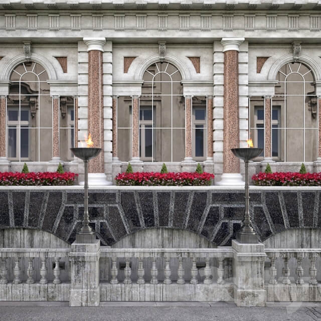 The facade Fleet Street Historical Building London