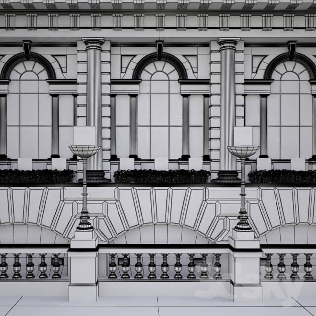 The facade Fleet Street Historical Building London