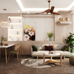 3D Interior Apartment 189 Scene File 3dsmax By Tran Ha Vy 