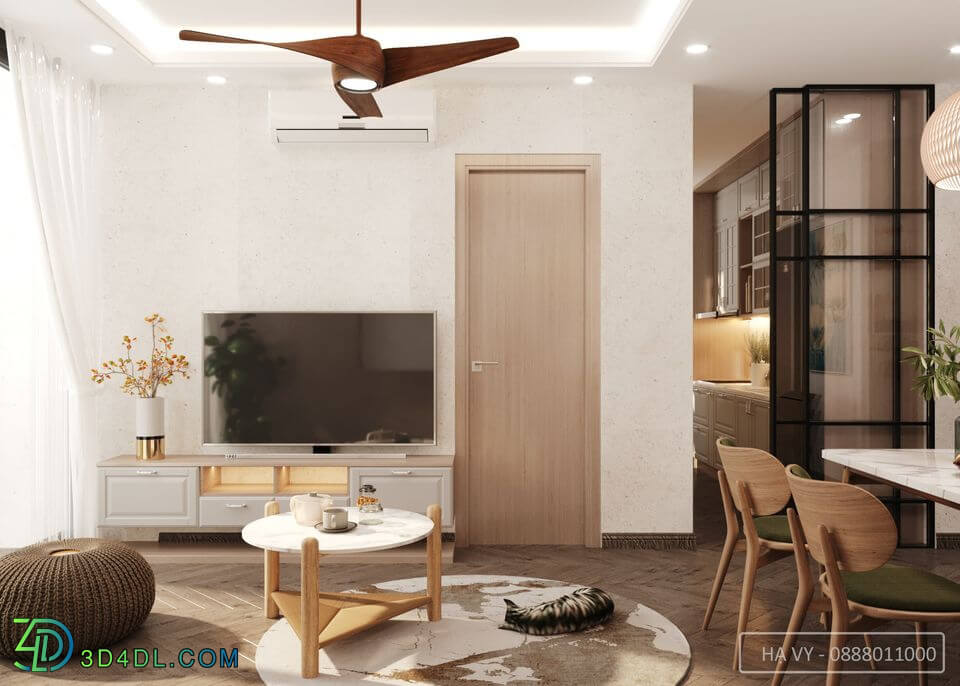 3D Interior Apartment 189 Scene File 3dsmax By Tran Ha Vy