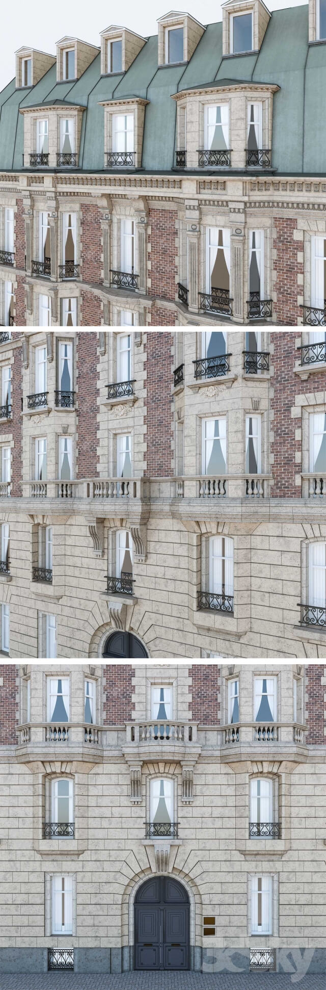 Facade French building